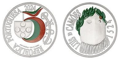 5 euros (500º aniversário de Luiz Vaz de Camões)