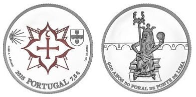 7 1/2 euros (900 anos do Foral de Ponte de Lima)