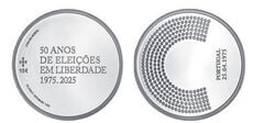 10 euros (50 anos de eleições livres, liberdade de escolha)