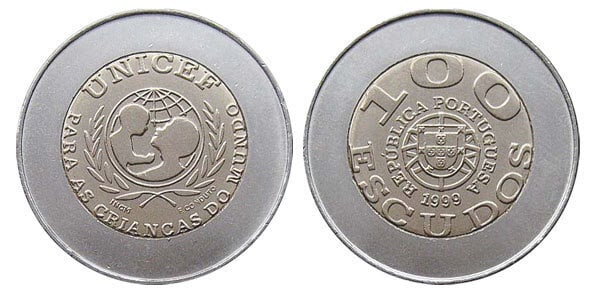 100 Escudos (50º Aniversário da UNICEF - Portuguesa)