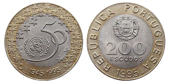 200 Escudos (50º aniversário da ONU)