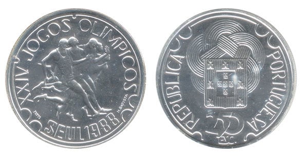 250 escudos (XXIV Jogos Olímpicos - Seul 1988)