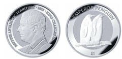 1 libra (pinguim-imperador)
