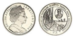 2 libras (Centenário da expedição de Scott à Terra Nova)