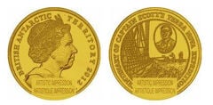 2 libras (Centenário da expedição de Scott à Terra Nova)