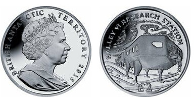 2 libras (Estação de Investigação Halley IV)