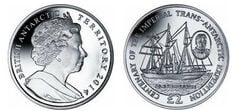 2 libras (Centenário da Expedição Imperial Transantárctica)