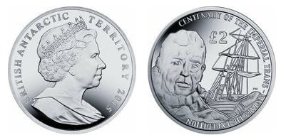 2 libras (Centenário da Expedição Imperial Transantárctica)