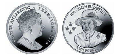 2 libras (90º aniversário da Rainha Isabel II)