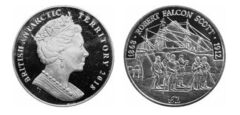 2 libras (150º aniversário do nascimento de Robert Falcon Scott)