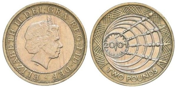 2 pounds (1ª transmissão radiofónica transatlântica)