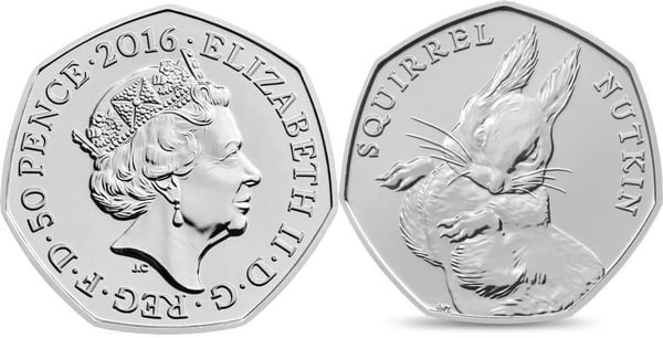 50 pence (Beatrix Potter - O Esquilo Maluco)