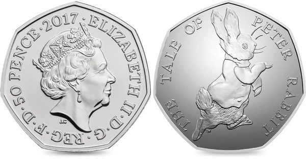 50 pence (Beatrix Potter - Um Conto de Peter Rabit)