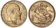 1 sovereign (Edward VII)