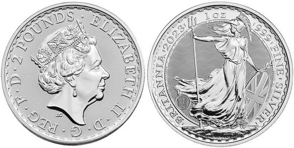 2 libras (Britannia - Elizabeth II)