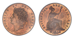 1/2 penny (Jorge IV)