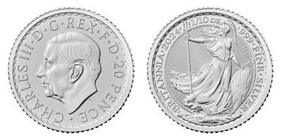 20 pence (1/10 oz Britannia Silver)