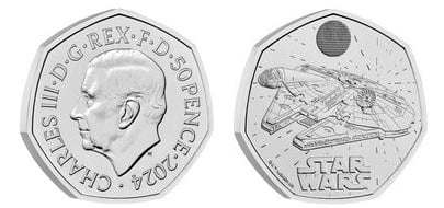 50 pence (Millennium Falcon)