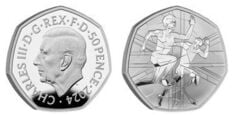 50 pence (Apoio à Equipa GB e aos Jogos Paraolímpicos GB, Paris 2024)