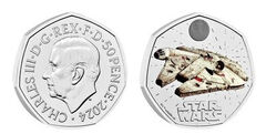 50 pence (Millennium Falcon-Cor)