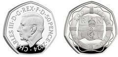 50 pence (200.º aniversário do RNLI)