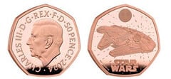 50 pence (Millennium Falcon)