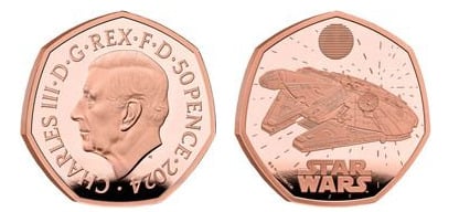 50 pence (Millennium Falcon)