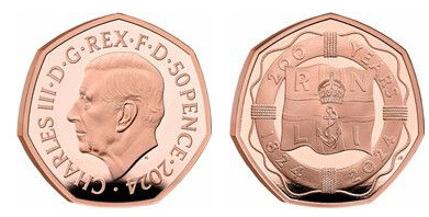 50 pence (200.º aniversário do RNLI)