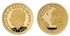 50 pence (1/40 oz Britannia Gold)