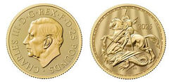 25 libras (São Jorge e o Dragão; 1/4 oz de ouro fino)