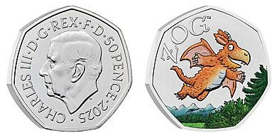 50 pence (15º aniversário da Zog-Color)