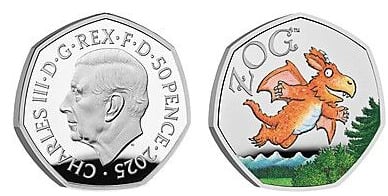 50 pence (15º aniversário do Zog)