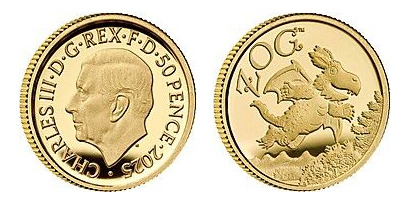 50 pence (15º aniversário do Zog)