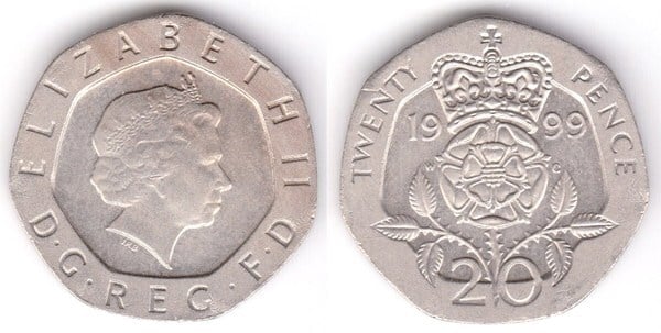 20 pence (Isabel II)