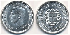 3 pence (George VI)