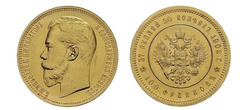 37 rublos 50 kopecks / 100 francs (Nicolau II)