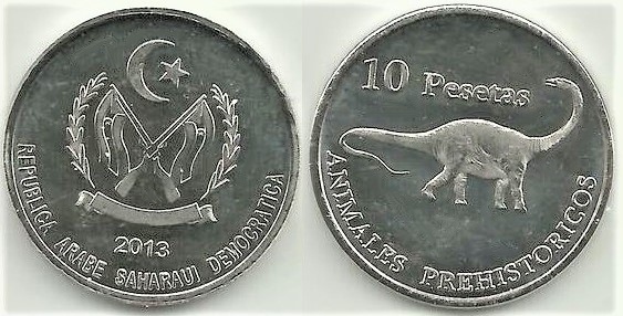 10 pesetas (Apatosaurus)