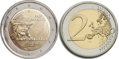 2 euro (550º aniversário da morte de Donatello)