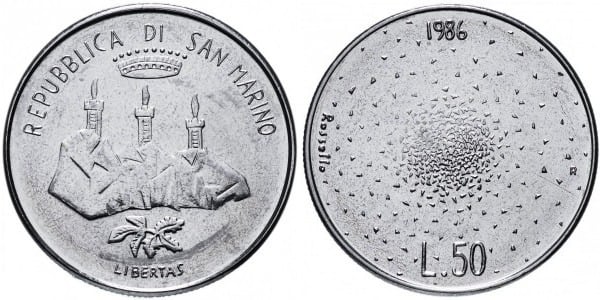 50 lire (Divisão do átomo)