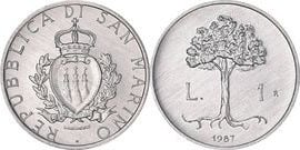 1 lire (Cidade de Faetano)