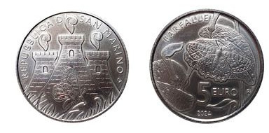 5 euro (Mariposas)