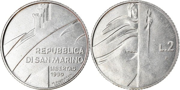 2 liras (Figura de pé com lança)