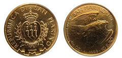 10 euros (falcão-peregrino)