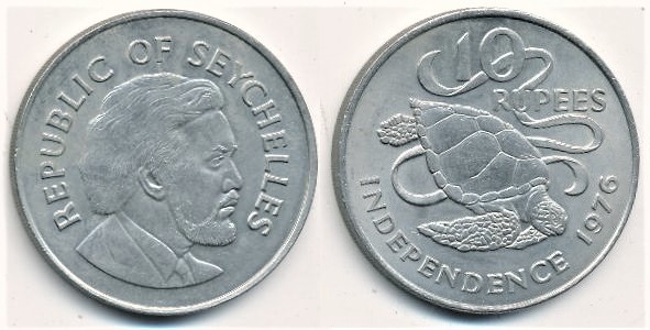 10 rupees (Independência)