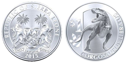 1 dólar (Dinosaurs II: Gorgosaurus)