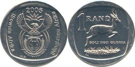 1 rand (iSewula Afrika - iNingizimu Afrika)