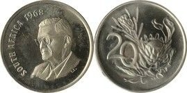 20 cents (Charles R. Swart - ÁFRICA DO SUL)