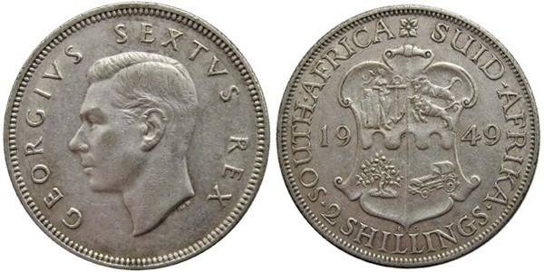 2 shillings (Jorge VI)