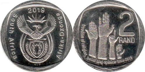 2 rand (25º Aniversário da Democracia - Liberdade de religião, de crença e de opinião)