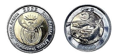 5 rands (Africânder - Venda - Inglês)